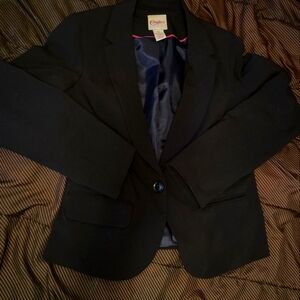Vintage VTG Candies Y2K Navy Blue Blazer